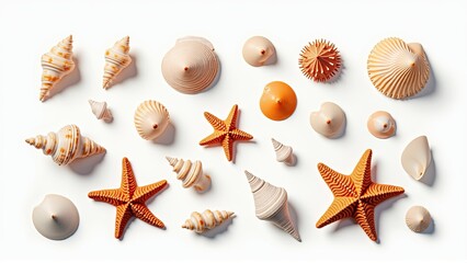 Beach Bliss: Shells and Corals in Detail