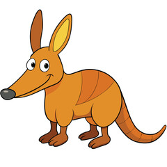 Adorable Aardvark Animal Clipart
