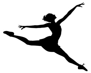 Dancer Vector Silhouettes & SVG Icon, Dancer Icon Vector