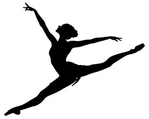 Dancer Vector Silhouettes & SVG Icon, Dancer Icon Vector