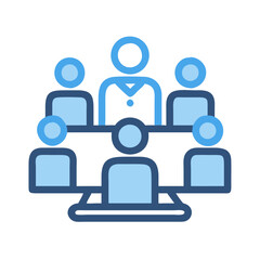  Board Meeting Flat Icon