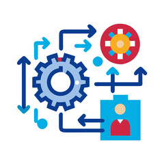  Detailed Digital Transformation Flat Icon