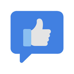  Detailed FB Like Flat Icon