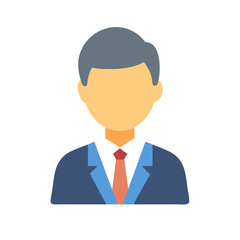  Detailed Manager Flat Icon