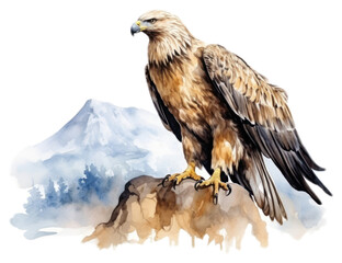 Fototapeta premium PNG Buzzard vulture animal bird.