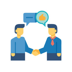  Negotiation Flat Icon