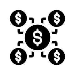  Colorful Net Worth Flat Icon