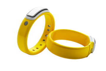 Innovative Fitness Gadgets for Couples' Exercise Routines Isolated On Transparent Background