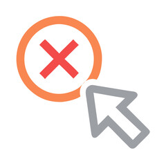 Obraz premium Creative Reject Action Icon