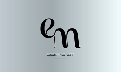 ME, EM, M, E abstract letters logo monogram