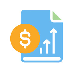  Dynamic Revenue Flat Icon