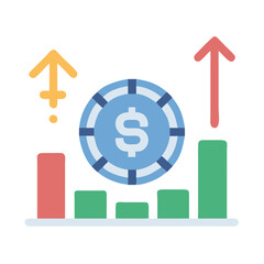  Creative Revenue Flat Icon