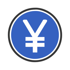  Yen Sign Flat Icon