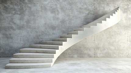 Naklejka premium Modern Spiral Staircase Interior