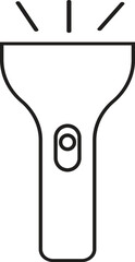 flashlight vector icon