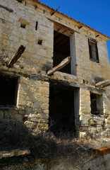 abandoned village of Theletra in Cyprus