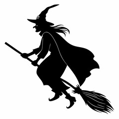 Halloween witches vector illustration