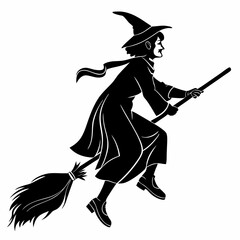 Halloween witches vector illustration
