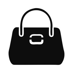 Elegant Woman Handbag Silhouette Vector Perfect for design Isolated on Transparent PNG