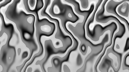 Black and white organic fluid texture ideal for abstract backgrounds and art