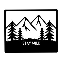 Fototapeta premium Majestic Mountain Landscape Stay Wild Adventure Nature Scene