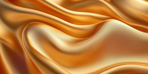Obraz premium Abstract flowing silk fabric, luxurious elegant background, soft waves, sophisticated texture, high-fashion drape