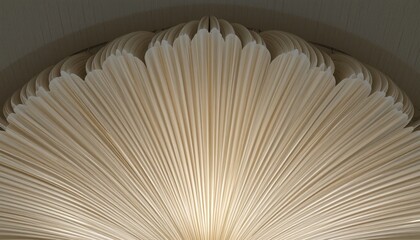 Artistic fan design modern interior photography ambient light close-up unique aesthetic in contemporary spaces