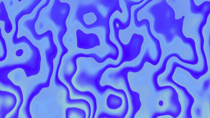 Wavy Blue and Purple Abstract Design with Fluid Gradient Shapes