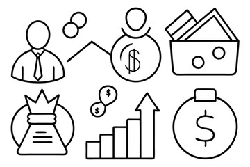 Finance Doodle Understanding Market Trends for Better Returns