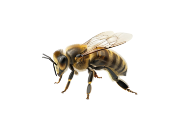 Honeybee: Authentic Visual Isolated On Transparent Background