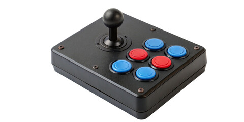 video game controller on transparent background 