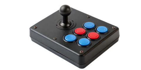 video game controller on transparent background 