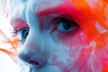 Pain of disorder - chest pain: abstract image of physical state. Depression and pain. Severe suffering. Health struggles. Metaphorical chest pain physical senses, of a sickness and suffering.