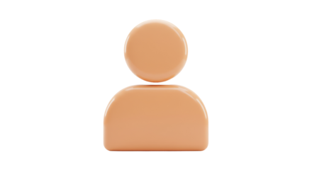 Isolated Generic User Icon