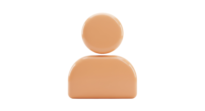 Isolated Generic User Icon