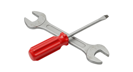 Isolated Wrench and Screwdriver