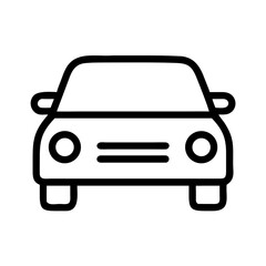 Front View Car Icon Design