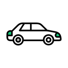 Side View Car Icon Design