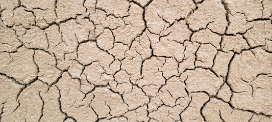 Earth with cracks