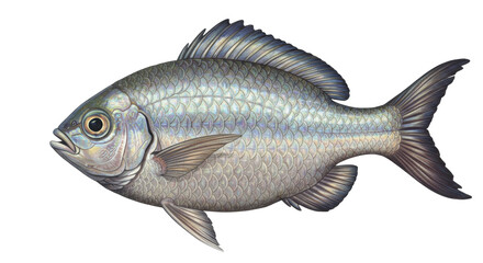 Isolated Silver Fish