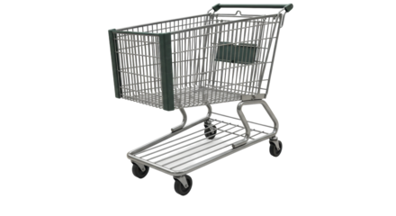 Isolated Shopping Cart