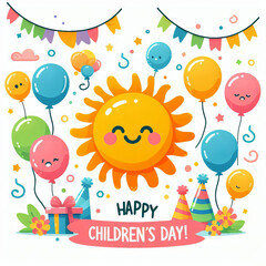 Fototapeta premium Today is for the Kids A Special Children’s Day Celebration! (35)