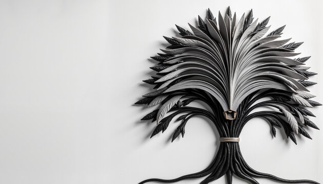 Tree from Books - a symbol of World Teachers' Day  