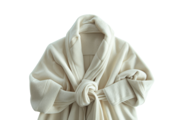 True Representation: Personalized Robe Display Isolated On Transparent Background