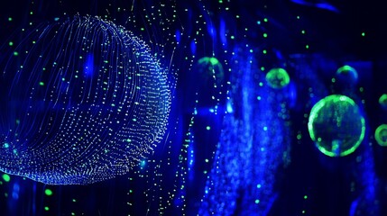 Glowing Sphere in a Dark Universe: An Abstract Representation of Celestial Bodies