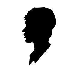 silhouette of a man