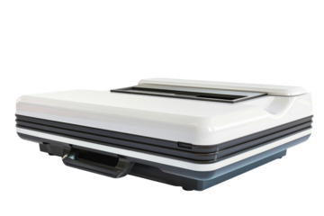 Lightweight Document Scanner Set Isolated On Transparent Background