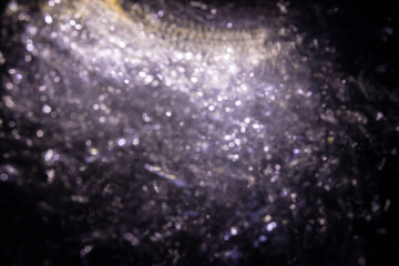 Obraz premium Cloudy effect with selective blur. Silver reflections for an abstract background.