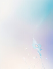 abstract blue background - abstract light blue waves background - Generative AI