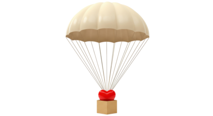 Isolated Heart Delivery by Parachute